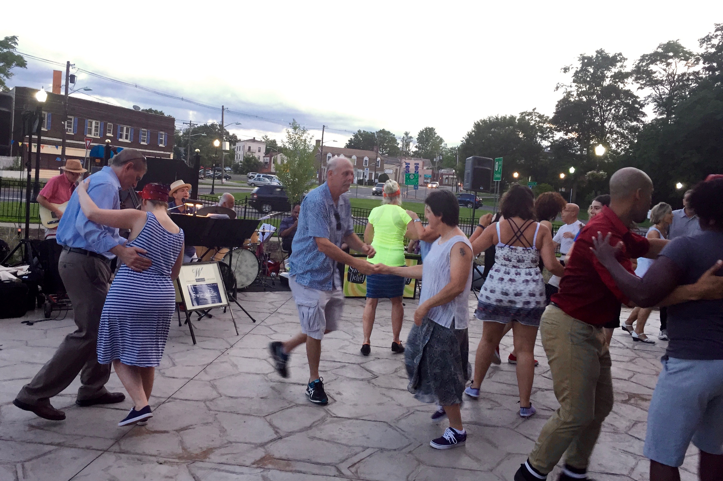 Swingadelic entertains the crowds on July 26.
